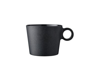 cappuccino mug bloom 375 ml - pebble black