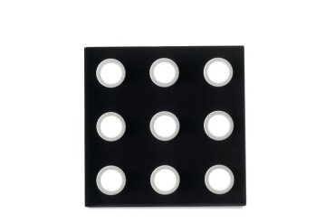 Onderzetter Domino - Zwart