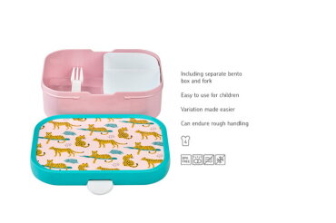 Mepal - Fiambrera Campus - Bento Box para Niños - Lonchera con  Compartimento Bento y Tenedor - Fiambrera con Cierre de Clip - Sin BPA y  apta para Lavavajillas - 750 ml - Leopard : : Oficina y papelería
