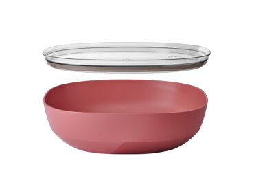 Serving bowl Silueta 4.0 l with lid - Vivid mauve