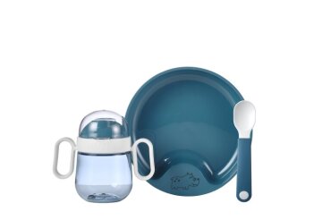 set baby dinnerware mio 3 pcs - deep blue