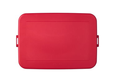 Deckel (Bento-)Lunchbox Take a Break large/flat/xl - Nordic red