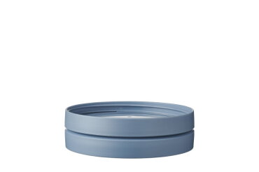 Under + middle lid lunch pot Ellipse mini - Nordic blue