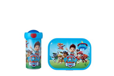 Lunchset Campus (schoolbeker en lunchbox) - Paw Patrol