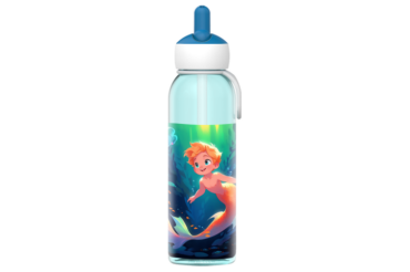 Entwirf deine eigene Wasserflasche Flip-up - Meerjungfrau