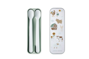 Feeding spoon Mepal Mio set of 2 Little Dutch - Little Farm