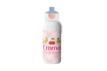Entwirf deine eigene Trinkflasche Pop-up Campus - Fruity Friends