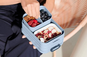 Bento lunchbox Take a Break midi - Nordic blue