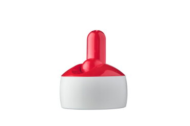 Cap water bottle flip-up Campus - red