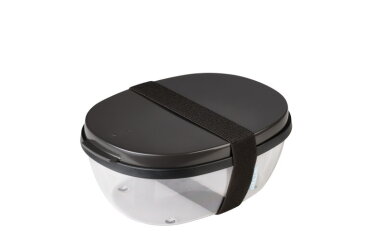 Salad box Ellipse - Nordic black