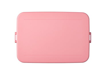 Lid (bento) lunch box Take a Break large / flat / xl - Nordic pink