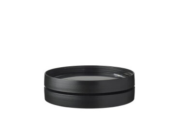 Onder- en middendeksel lunchpot Ellipse mini - Nordic black