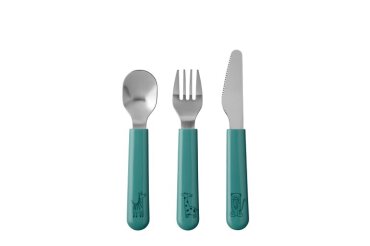 children's cutlery set  mio 3 pcs - deep turquoise