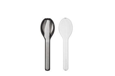 Besteck-Set Ellipse 3-teilig - Nordic black