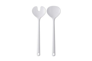 salad server set synthesis xl 2 pcs - white