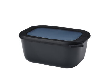 Multi bowl Cirqula rectangular 1500 ml / 50.7 oz - Nordic black