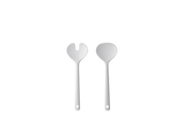 salad server set synthesis small 2 pcs - white