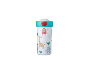 school beaker campus 300 ml - animal friends