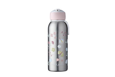 Insulated bottle flip-up Campus 350 ml Little Dutch - Flowers & butterflies