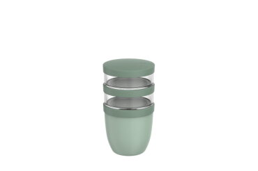 Ellipse lunch pot 3-piece 500 ml + 200 ml + 200 ml – Nordic sage