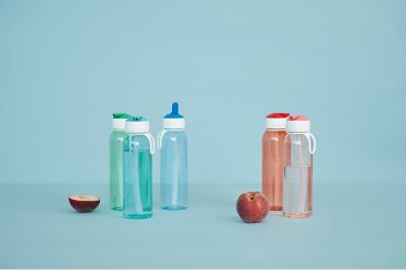 water bottle flip-up campus campus 500 ml / 17 oz - pink