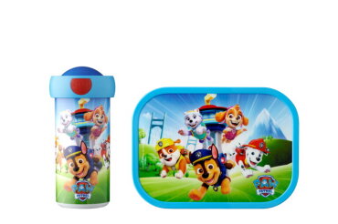 Lunchset Campus (schoolbeker en lunchbox) - Paw Patrol Pups