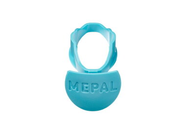 Push button drinking bottle pop-up campus - turquoise