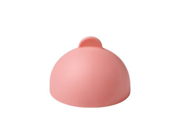 Little cap straw cup Mio - Deep pink