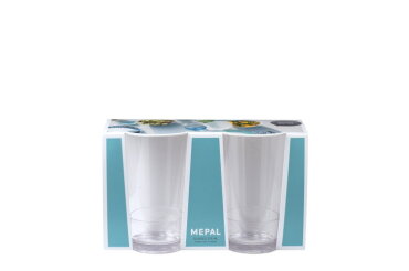 Kunststoffglas Flow 275 ml, Set mit 2 Stück