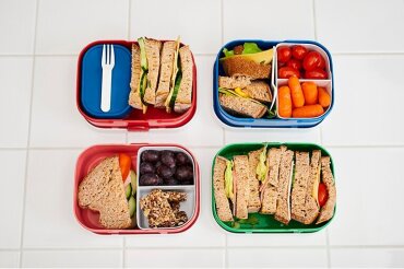 Lunchset Campus (pu+lb) - animal planet tijger