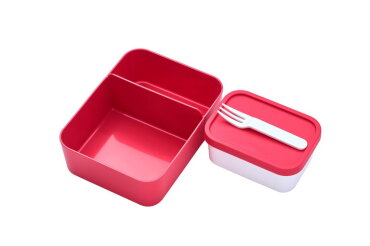 Set content bento lunch box Take a Break large - Nordic red