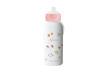 Entwirf deine eigene Trinkflasche Pop-up Little Dutch - Flowers & Butterflies