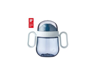 non-spill sippy cup Mepal Mio 200 ml / 6.7 oz  - deep blue