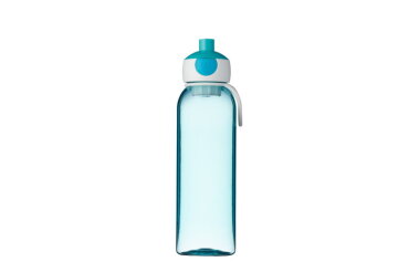 Bouteille d'eau pop-up Campus 500 ml - turquoise