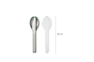 Cutlery 3 piece Ellipse - Nordic pink