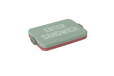 Ontwerp je eigen lunchbox Take a Break flat - Enter Sandwich - Door klant ontworpen