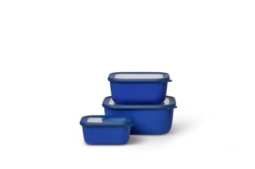 Set Multischüssel Cirqula rechteckig hoch 3-teilig (750+1500+3000) - Vivid blue