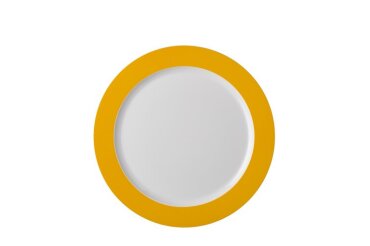 dinner plate wave - yellow