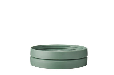 Under + middle lid lunch pot Ellipse mini - Nordic sage