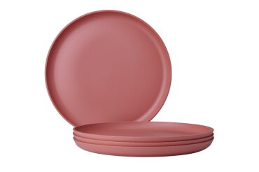grande assiette silueta 260 mm set 4 pcs - vivid mauve