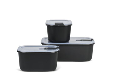 Set storage box EasyClip 3 pcs (2x450 + 1000) - Nordic black