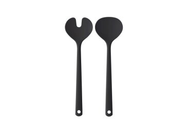 salad server set synthesis xl 2 pcs - black