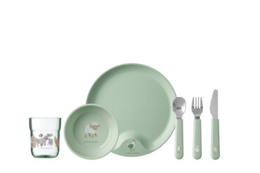 Set children's dinnerware Mepal Mio 6 pcs Little Dutch - Little Farm