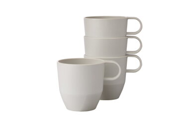 mug silueta 300 ml set 4 pcs - nordic white