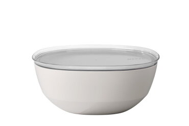 Serving bowl Silueta 5.0 l with lid - Nordic white