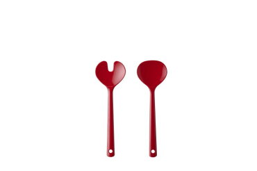 salad server set synthesis small 2 pcs - luna red