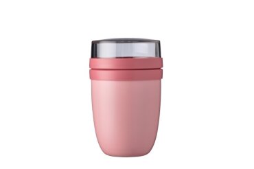 insulated lunch pot ellipse - nordic pink