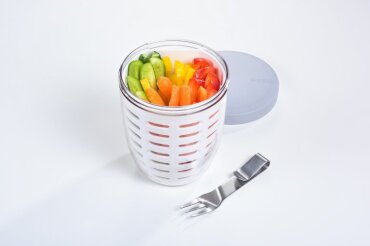 Fruit- & veggiepot Ellipse - wit