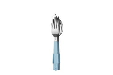 Cutlery Set 3 Pcs - Retro Blue