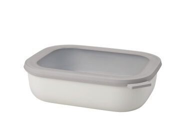 Multi bowl Cirqula rectangular 2000 ml / 68 oz  - Nordic white